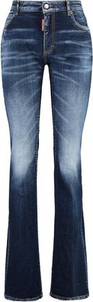 Dsquared2 Blue Flared High Rise Jeans