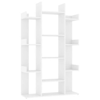 vidaXL Estanter&iacute;a Librer&iacute;a Madera Contrachapada Blanco 86x25,5x140 Cm Vidaxl