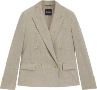 HUGO BOSS Dames, Jassen, Beige, Maat: XL