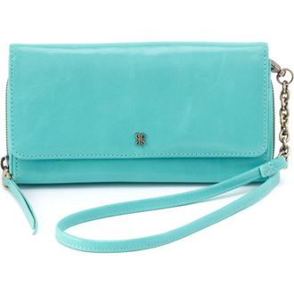Hobo Rubie Leather Crossbody Bag in Light Aqua at Nordstrom Rack