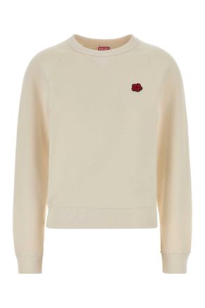Kenzo Ivory Cotton Sweatshirt