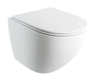 Omnires Omnires Ottawa Comfort - Inodoro Suspendido Con Asiento Softclose, Rimless, Blanco Mate Ottawacspmwbm