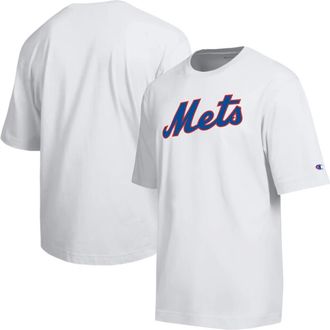 Champion Mens Champion White New York Mets All Star Arched Chenille Wordmark T-Shirt at Nordstrom, Size Xx-Large