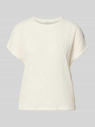 OPUS T-Shirt im Allover-Look Modell Sistruk in Offwhite, Gr&ouml;&szlig;e 36