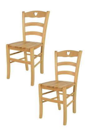 Tommychairs Tommychairs 2 Sillas Cuore En Madera De Haya Color Natural