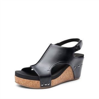 Corkys Footwear Womens Volta Ii Sandals In Black Smooth