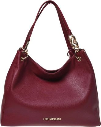 Love Moschino Schoudertas - Dames - Schoudertassen - Rood - ONE Size - Leer - Tassen