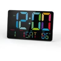 OEM Reloj Digital Con Pantalla Grande, Calendario Digital De 9,8 Pulgadas Con Cable - Crezuo