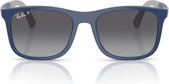 Ray-Ban Sunglasses Rj9084 S 7187 T3 Blue/Light Brown Kids Polarized