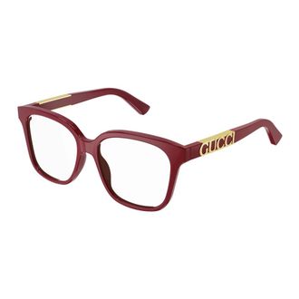 Gucci Glasses, female, Red, Size: 53 MM Sunglasses