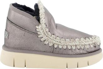 Mou Eskimo Bounce Sneaker - Dames - Winterlaarzen - Grijs - 36 EU - Wol - Schoenen