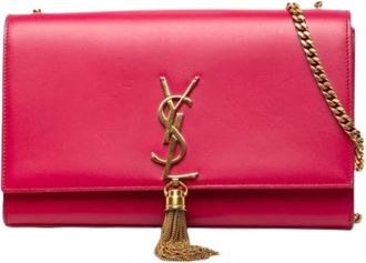 Saint Laurent Pre-owned Vintage Schoudertas - Dames - Vintage Schoudertas - Roze - ONE Size - Leer - Vintage