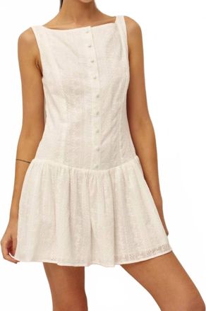 Elodie Marieka Mini Dress In White