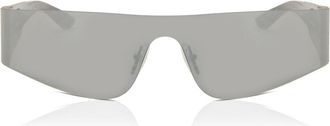 Balenciaga BB0041S 002 Mens Sunglasses Silver Size 141