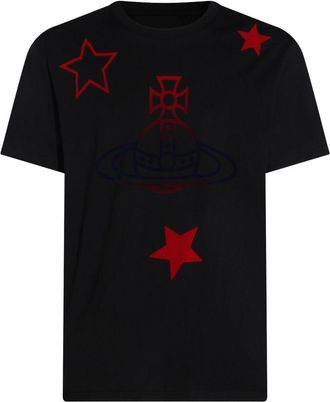 Vivienne Westwood Black Crewneck Short Sleeve T-Shirt