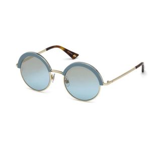 Web Eyewear Sunglasses, female, Yellow, Size: ONE SIZE Metal Frame Sunglasses