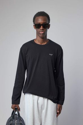 Comme Des Gar&ccedil;ons T-shirt Black Emblem Knit