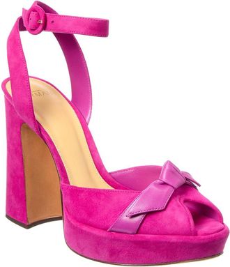 Alexandre Birman Pepitta 120 Suede Platform Sandal