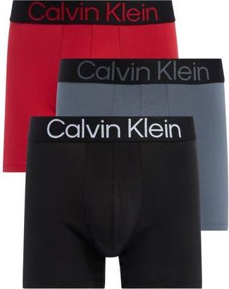 Calvin Klein 3-Pack Boxer Briefs in Black/Scooter/Turbulence at Nordstrom Rack, Size X-Large