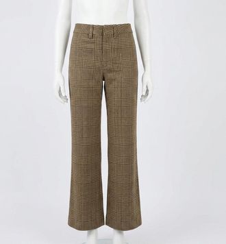 Faherty Twill Tide Slim Straight Pants In Wildwood Plaid