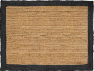 vidaXL Alfombra De &Aacute;rea Gris Oscuro 160 X 230 Cm Yute Vidaxl