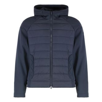 Paul & Shark Technical Fabric Hooded Jacket - Heren - Winterjassen - Blauw - XL - Polyester - Jassen