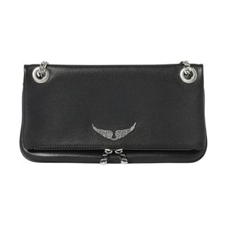 Zadig&Voltaire Bolso Rock II de piel granulada - Bags - Mujer - Negro - ONE SIZE