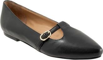 Trotters Evie Mary Jane Flat in Black at Nordstrom, Size 10.5