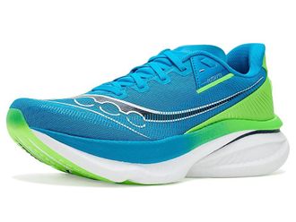 Saucony Endorphin Azura Mens Shoes Cobalt/Slime : 12.5 D - Medium, Leather