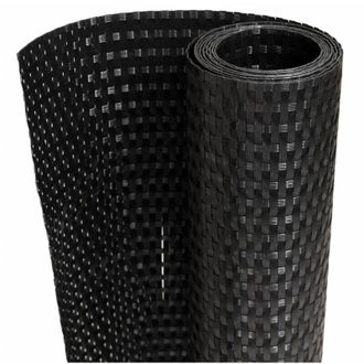 vidaXL Toldo Para Balc&oacute;n Rat&aacute;n Sint&eacute;tico Negro 400x90 Cm Vidaxl