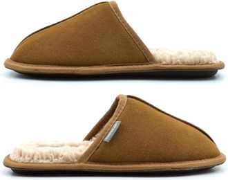 Generic Mens Suede Slippers Mens Mules Size 6 Boys Slippers Size 9 Mules Thermal Slipper Mule Slipper Mule Thermal Faux Fur Slip On Suede Upper Memory Foam Si