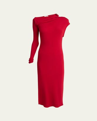 【関税&送料込】Courreges Red Viscose Blend Dress Courrèges Courregès Red Viscose Blend Dress | ModeSens