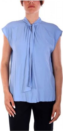 Marella Mujer, Blusas y Camisas, Azul, Talla: L