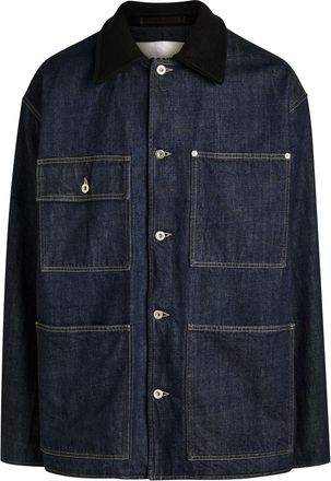 Jil Sander Oversized Denim Jacket - Dark Blue - 50 (UK40 / L)