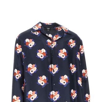 Fendi Fendi Bouquet print silk shirt Man M