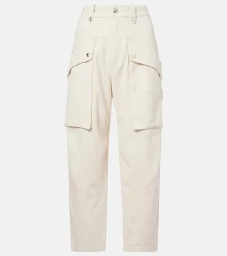 Isabel Marant Jannick low-rise cotton cargo pants