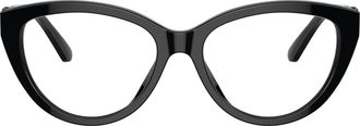 Michael Kors 0mk4120u Sleek Cat-Eye Sunglasses with Glossy Acetate Frame