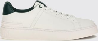 Balmain Sneakers B-Court bicolore in pelle di vitello liscia