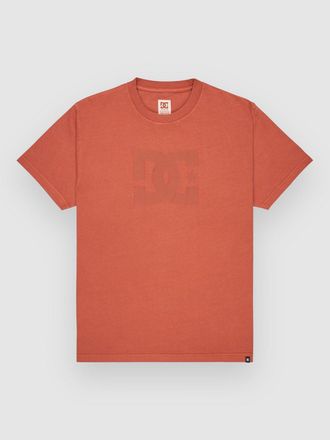DC Star Pigment Dye T-Shirt rood