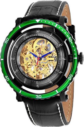 Christian Van Sant Mens Dome Gold Round 45mm