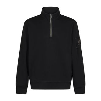 Moose Knuckles Heren, Sweatshirts & Hoodies, Zwart, Maat: XL Katoen