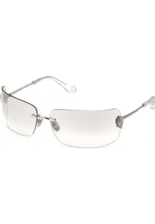 Philipp Plein Womens SPP027V95579X SPP027V 95 579X Sunglasses - Silver - One Size