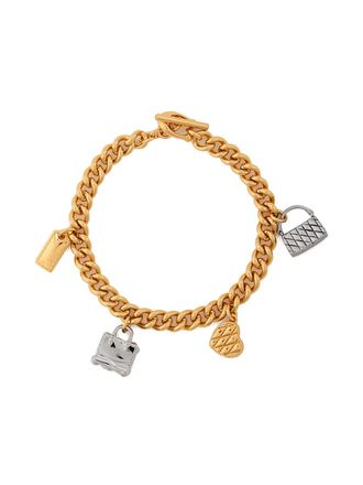Coach charm chain bracelet - Oro