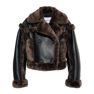 Stand Studio Faux Fur & Shearling Jackets, female, Black, Size: XS Kristy Faux Jacket