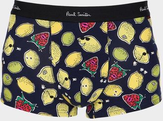 Paul Smith Men & apos;s Organic Cotton Lemon Boxer Briefs