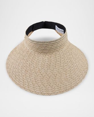 Eugenia Kim Trixie Large Brim Hemp Visor