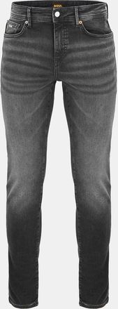 HUGO BOSS Mens Charleston Five Pocket Slim Fit Jeans in Dark Grey - Size 38W/32L