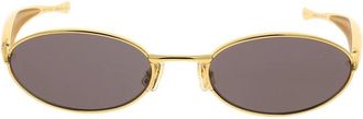 Bottega Veneta Zonnebrillen - unisex - Zonnebrillen - Geel - ONE Size - Accessoires