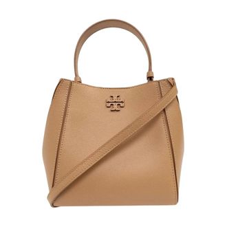 Tory Burch Handbags, female, Yellow, ONE SIZE, Leather Top Handle Bag