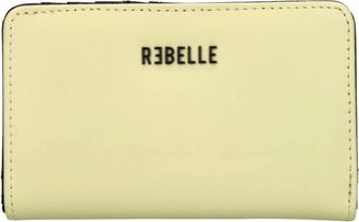 Rebelle Accessoires, Dames, Geel, ONE Size, Leer, Leren Portemonnee